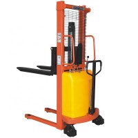 Battery Forklift Powered 1000kg Semi Electric Pallet Stacker With Low Price