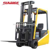 Small 500kg capacity hand operated semi electric forklift