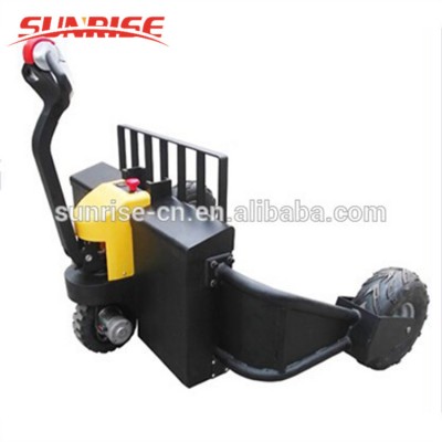 1.5ton high quality hand rough terrain pallet truck with pu wheels